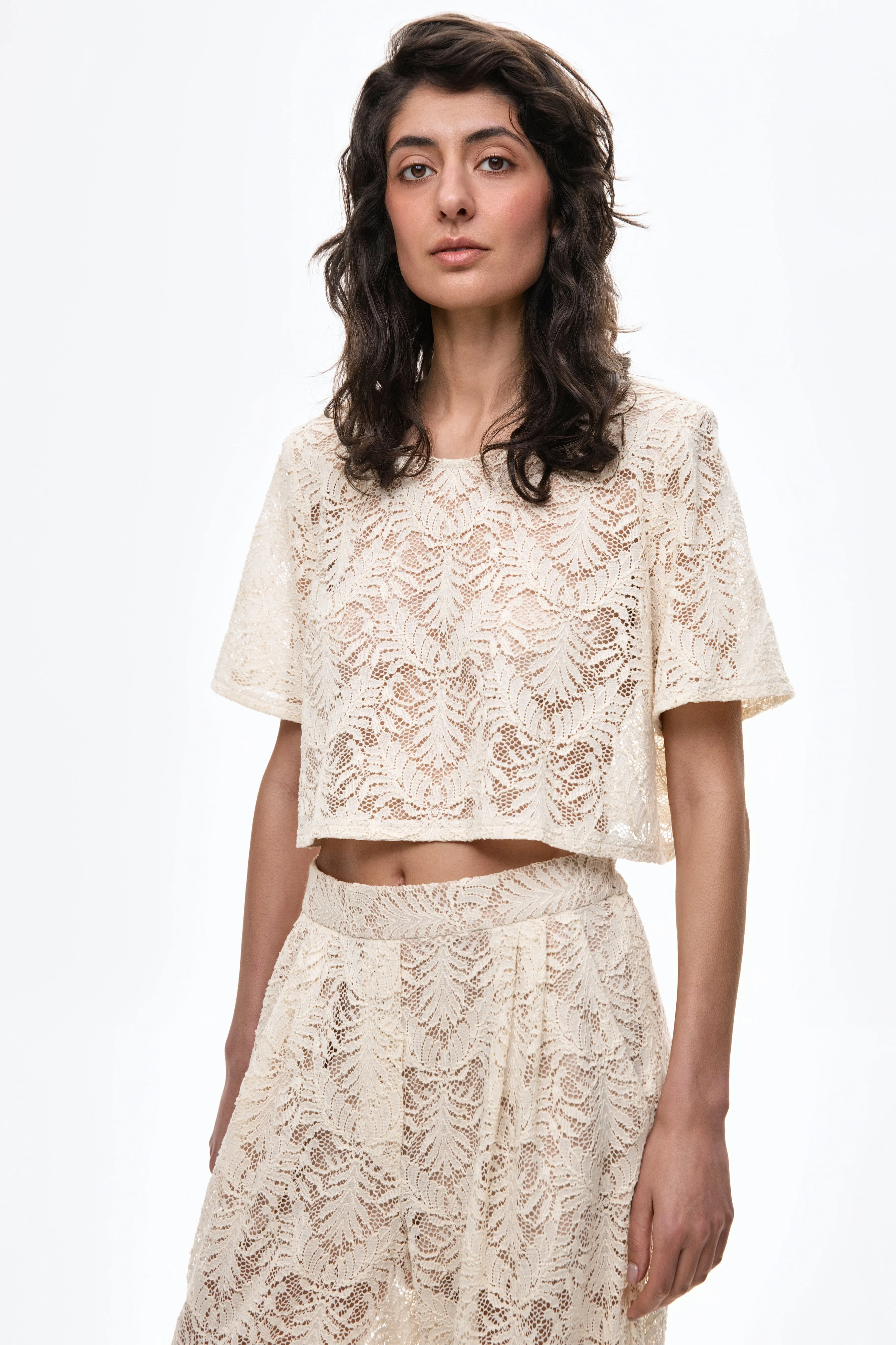 Rosalie Top in Cream