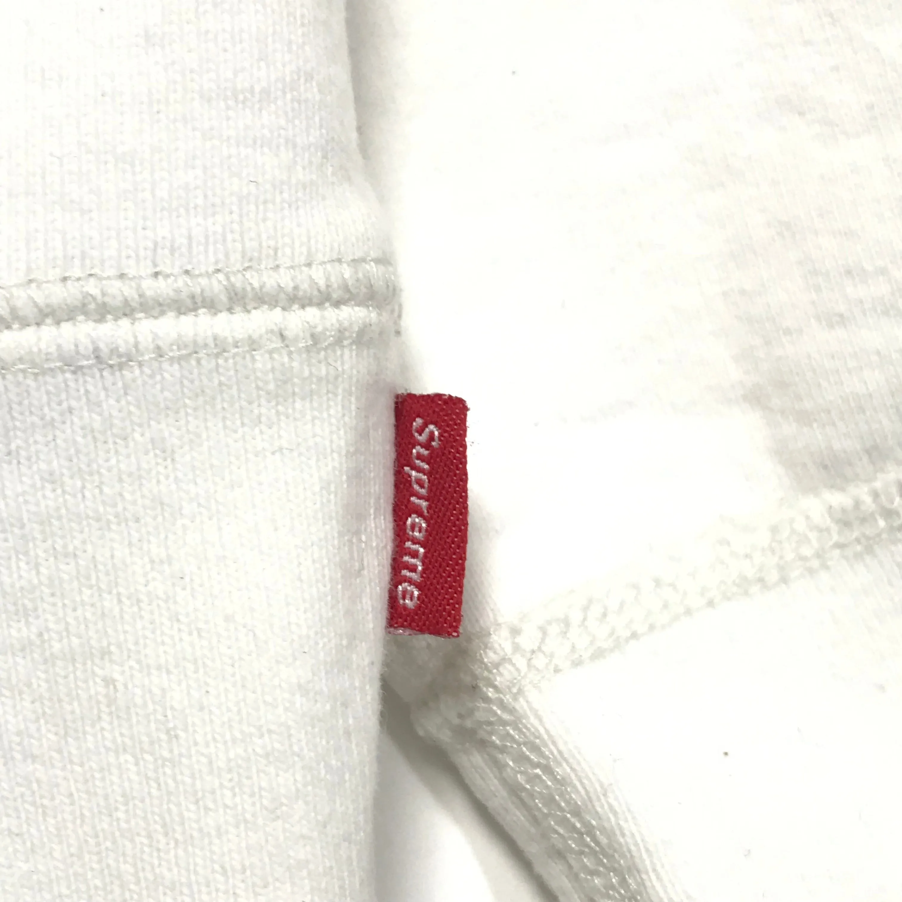 [S] Supreme x Futura Fuck You Pay Me Script Logo Hoodie White