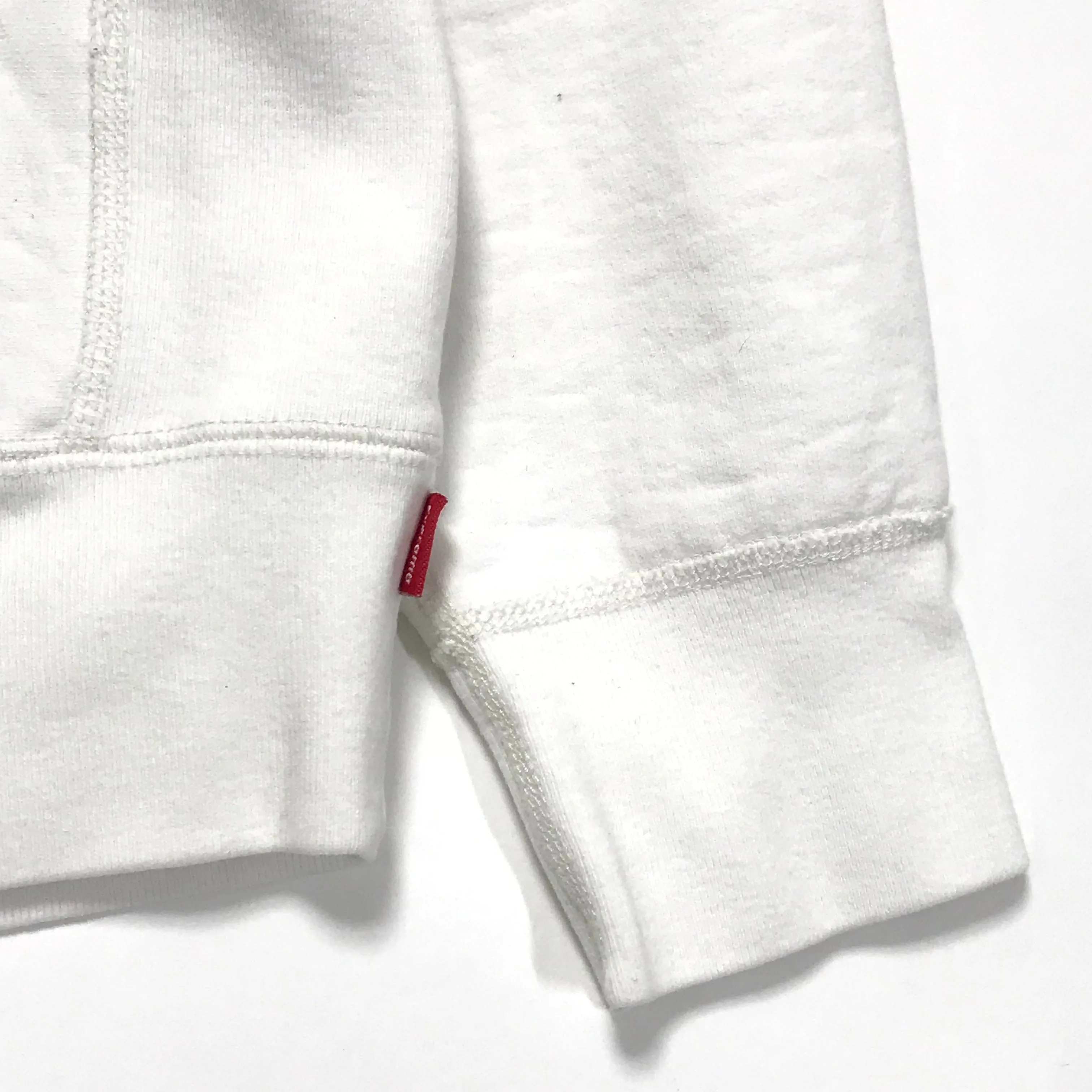 [S] Supreme x Futura Fuck You Pay Me Script Logo Hoodie White