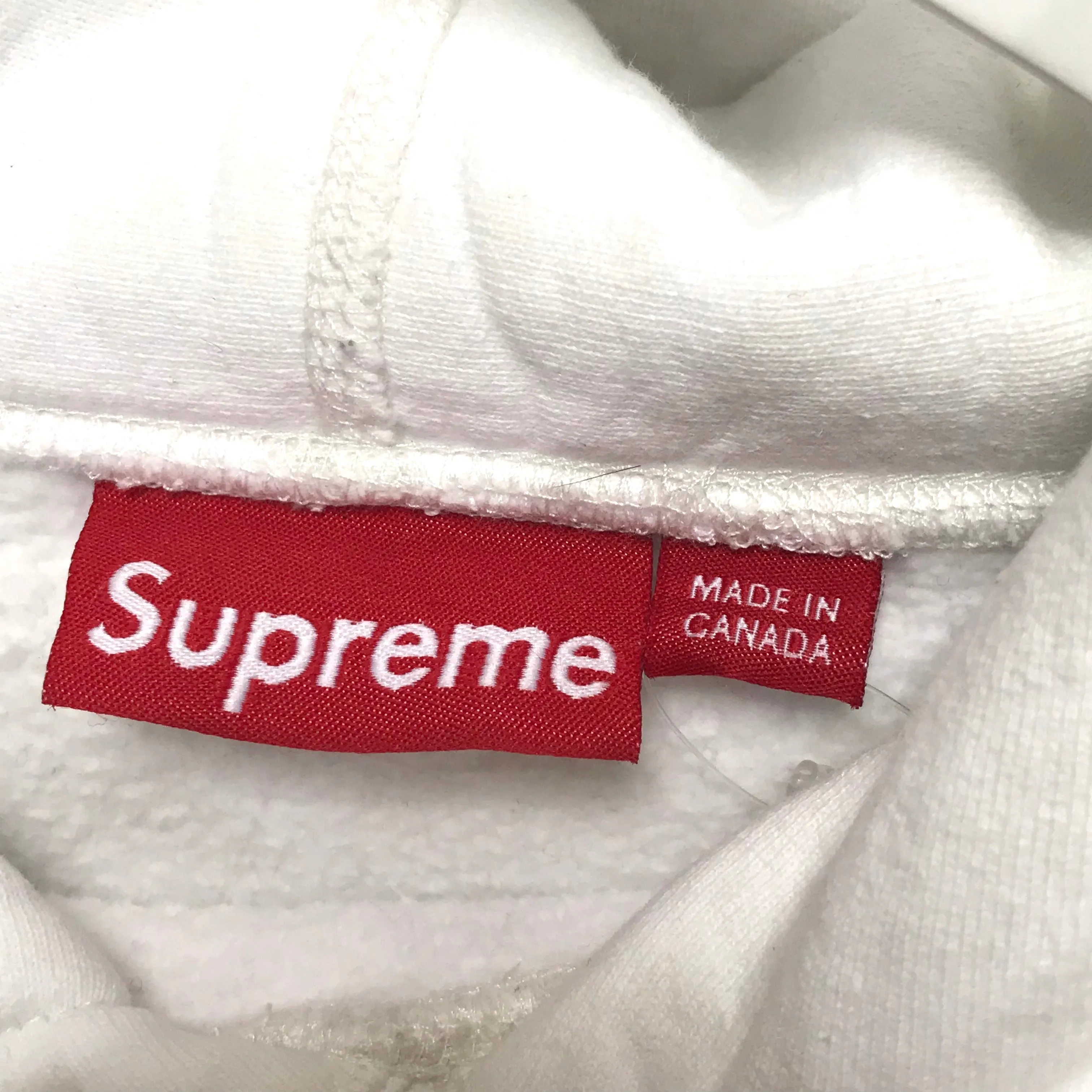 [S] Supreme x Futura Fuck You Pay Me Script Logo Hoodie White