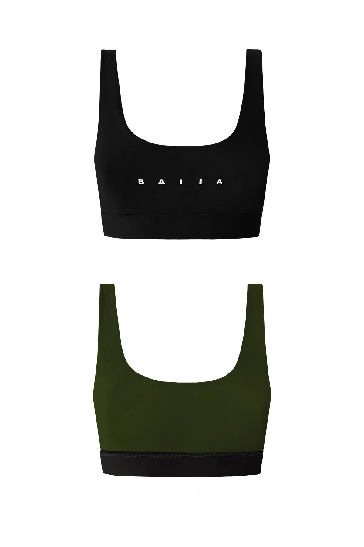 SAMPLE | Andi Reversible Bikini Top - Eucalyptus Moon