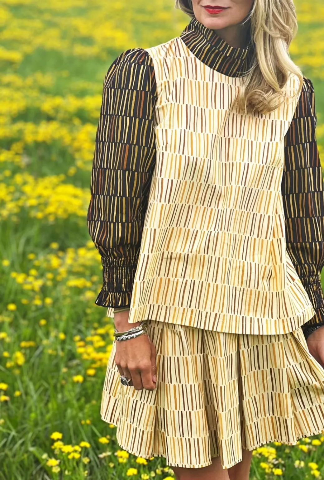 SAMPLE - Long Sleeve Mod Top - Matchstick