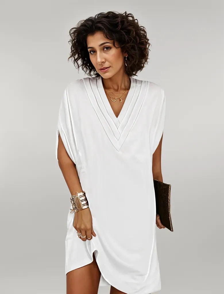 Sanne | Elegant Dress with Belly Cover