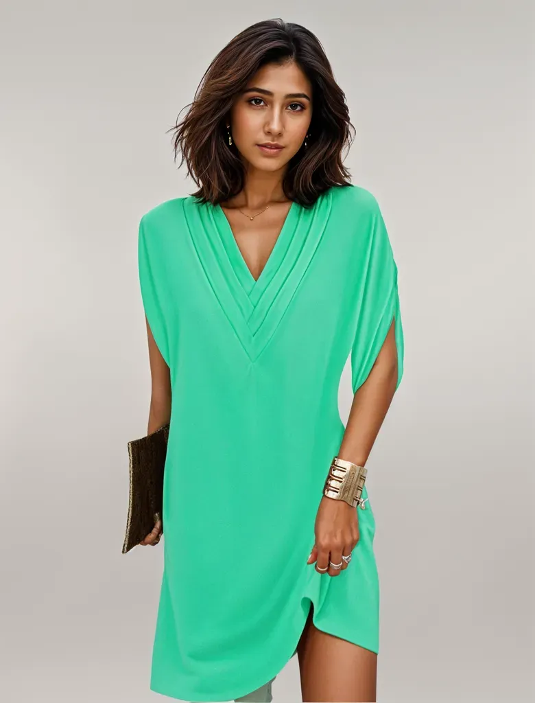 Sanne | Elegant Dress with Belly Cover