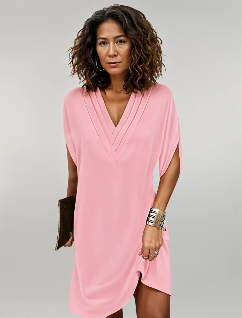 Sanne | Elegant Dress with Belly Cover