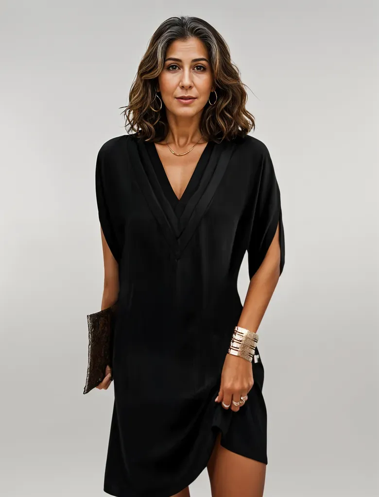 Sanne | Elegant Dress with Belly Cover