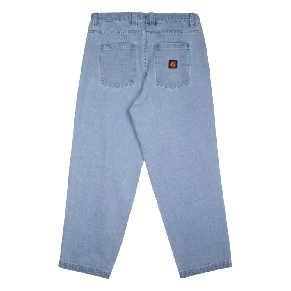 Santa Cruz Pant Classic Label Jean - Stone Wash