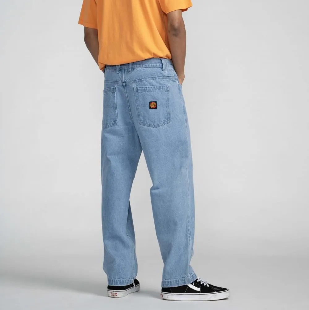 Santa Cruz Pant Classic Label Jean - Stone Wash