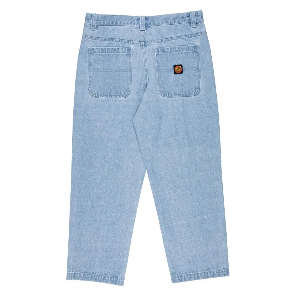 Santa Cruz Pant Classic Label Jean - Stone Wash