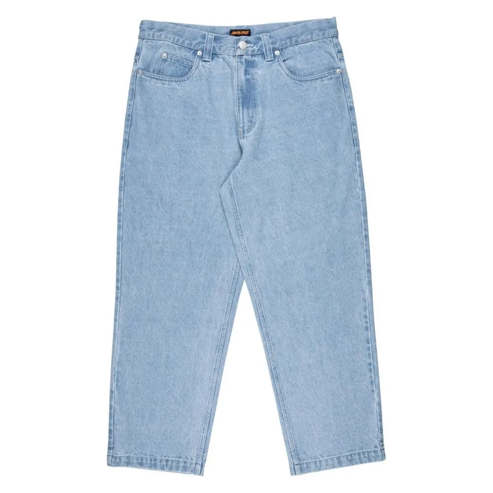 Santa Cruz Pant Classic Label Jean - Stone Wash