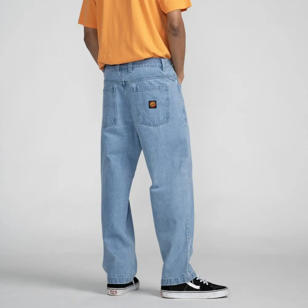 Santa Cruz Pant Classic Label Jean - Stone Wash