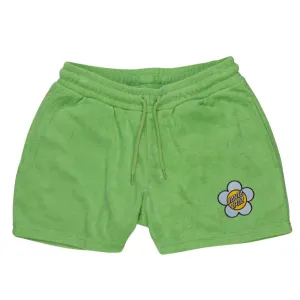 Santa Cruz Womens Shorts Flower Power Dot Shorts - Pastel Green