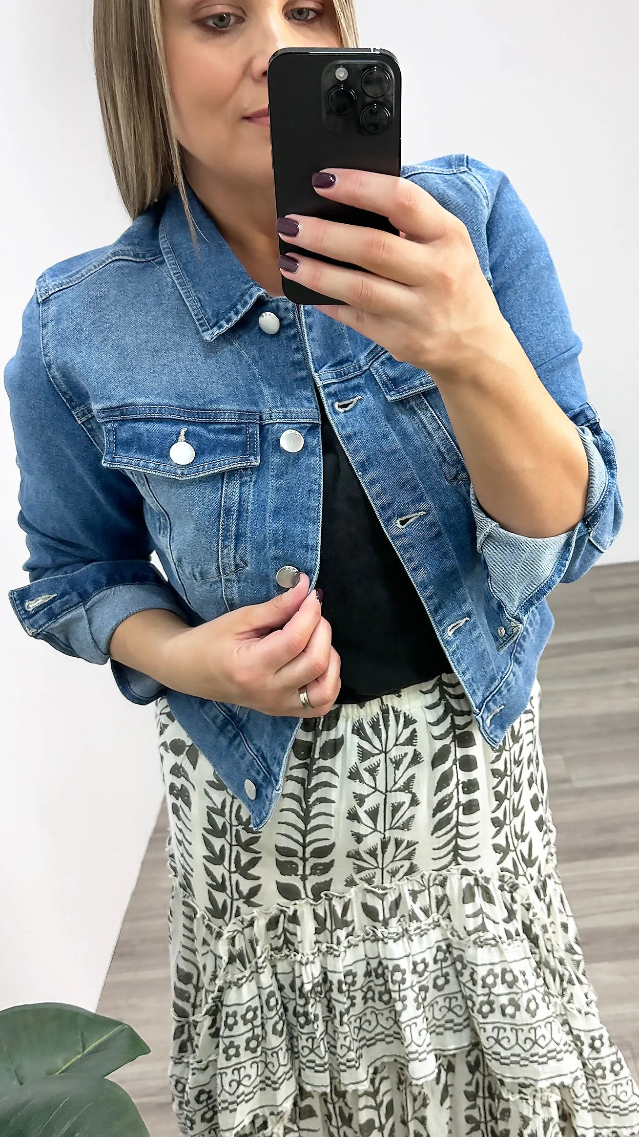 Sass Darcy Denim Jacket - 80 Wash