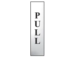 Scan Pull Vertical - Polished Chrome Effect 50 X 200Mm