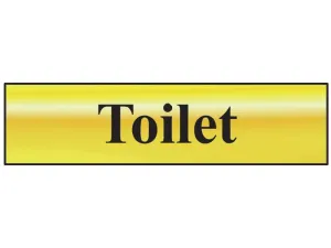 Scan Toilet - Polished Brass Effect 200 X 50Mm