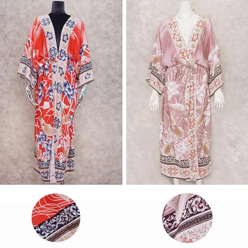 SERENA Bohemian Printed Kimono (One Size)