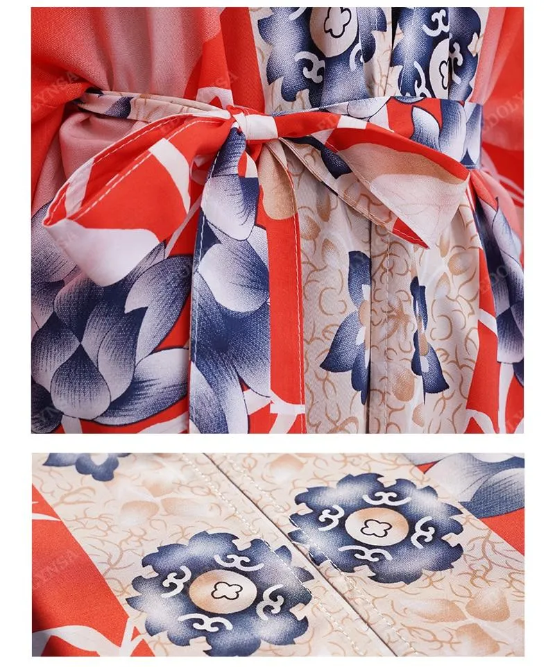 SERENA Bohemian Printed Kimono (One Size)