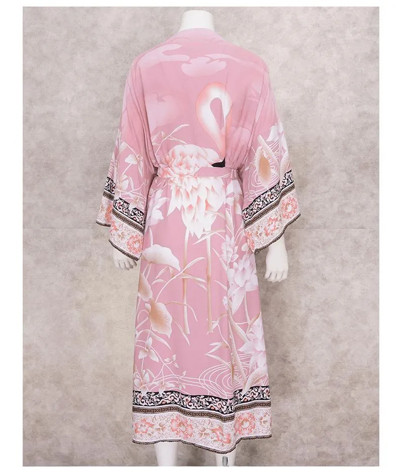 SERENA Bohemian Printed Kimono (One Size)