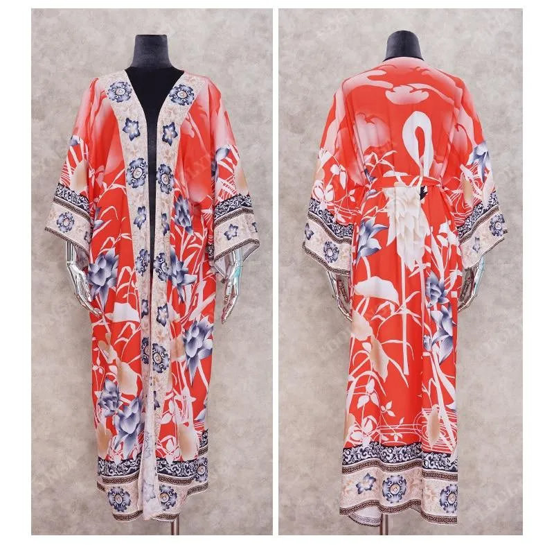 SERENA Bohemian Printed Kimono (One Size)