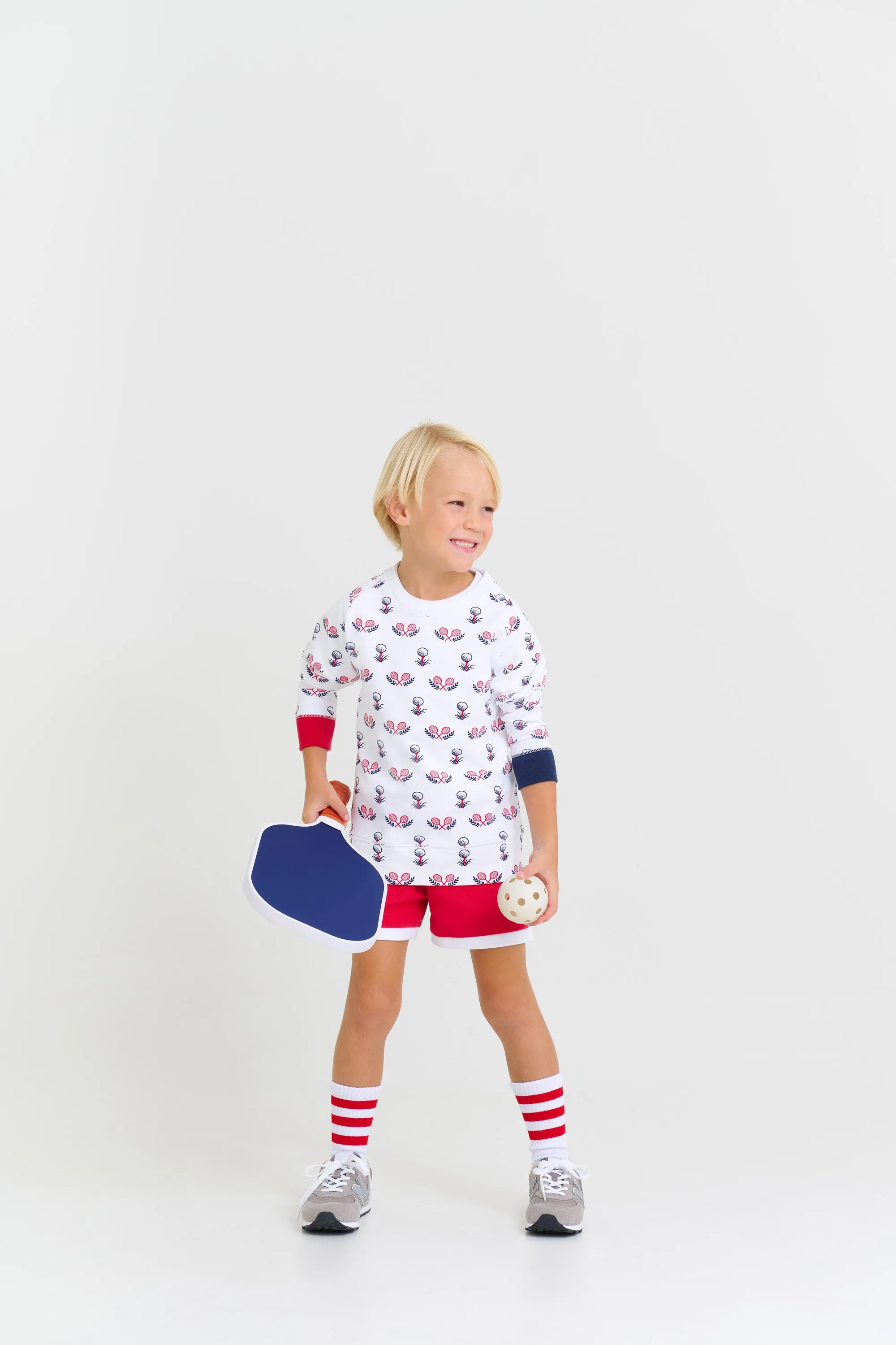 Shaefer Shorts - Richmond Red with Worth Avenue White and Nantucket Navy Stork