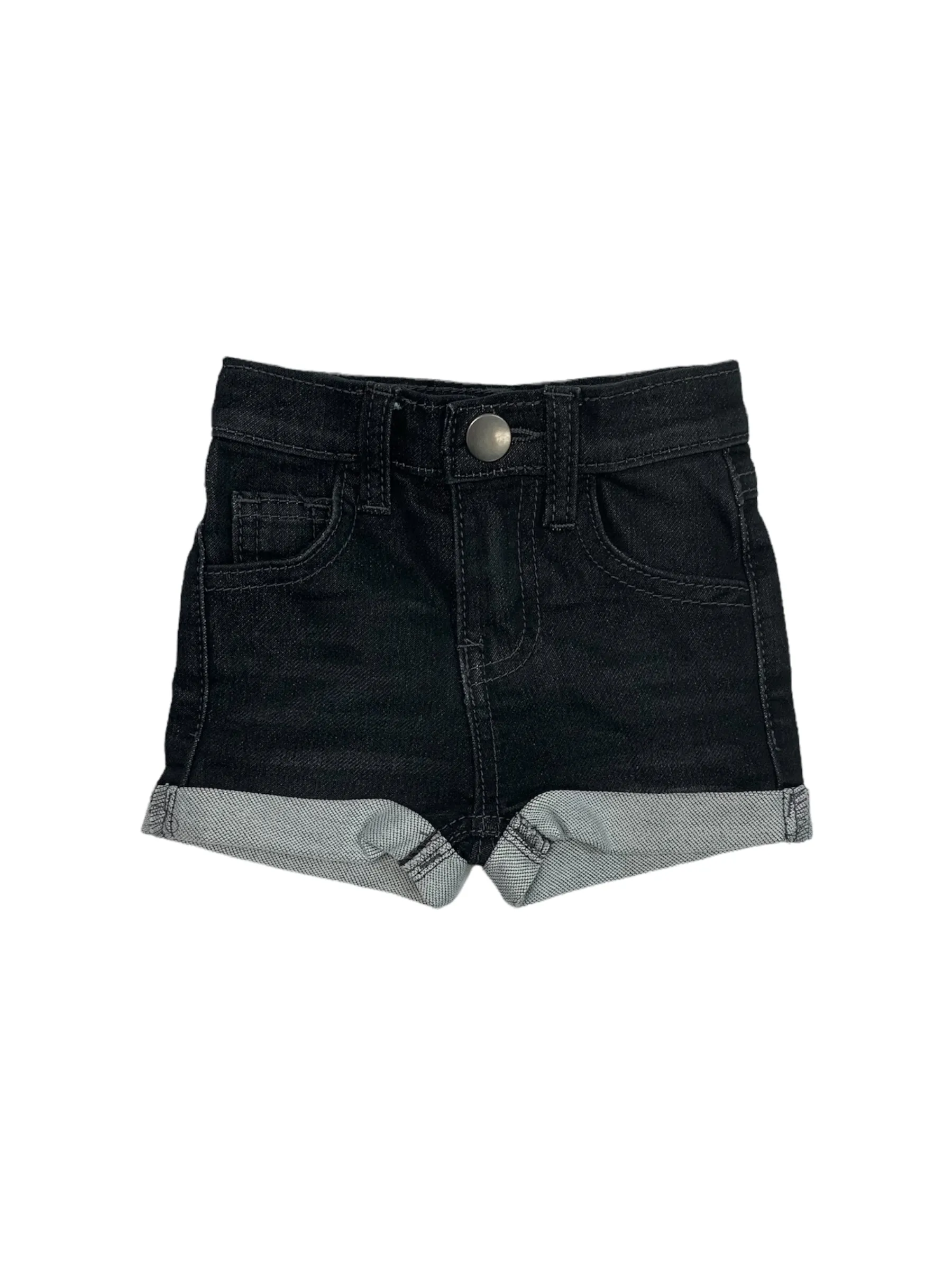 Short en jeans noir pour bébé garçon 6 à 24 mois