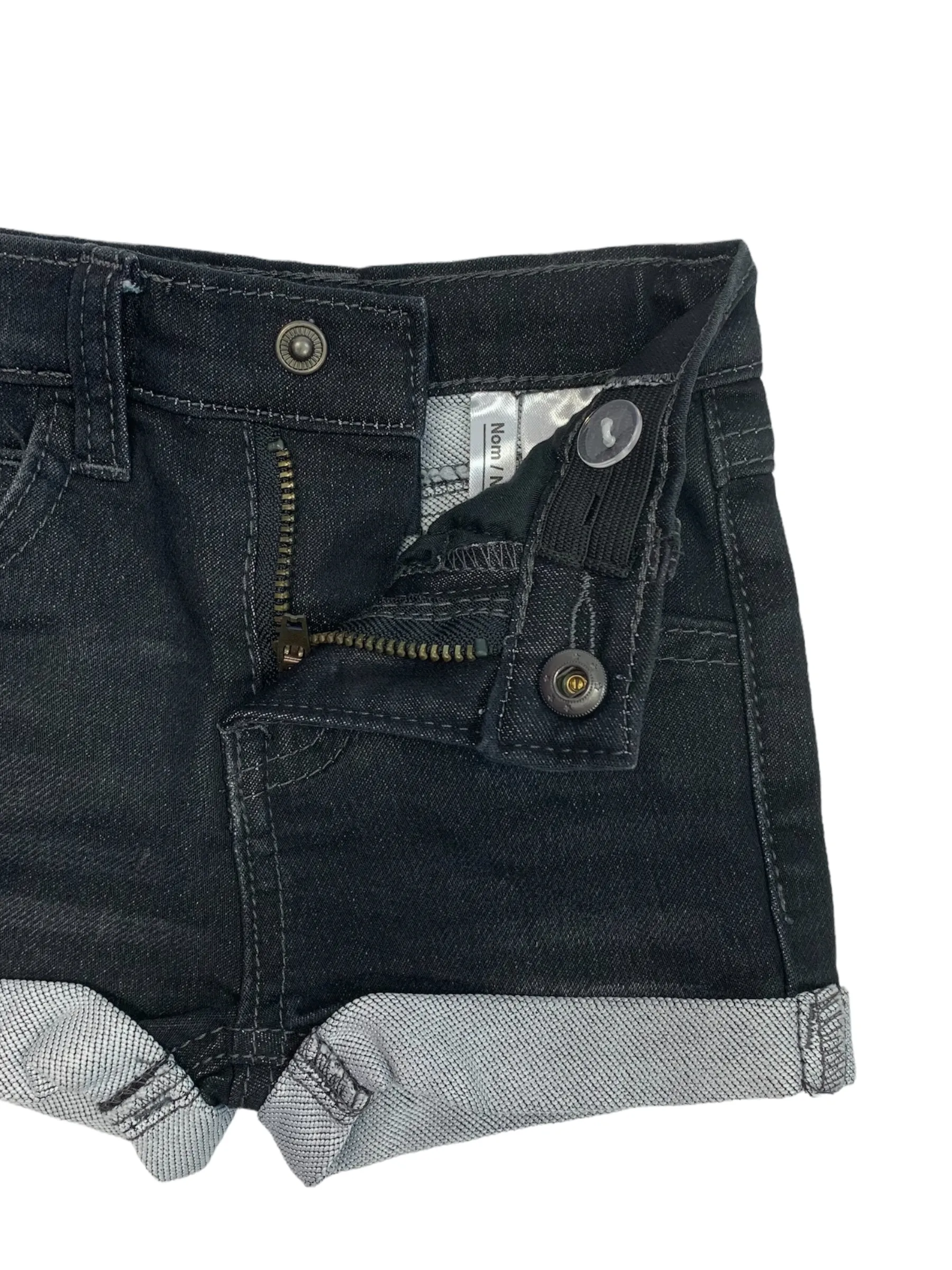 Short en jeans noir pour bébé garçon 6 à 24 mois
