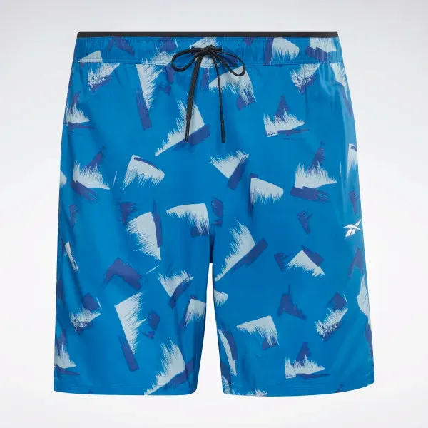 SHORT EPIC CORTO UOMO REEBOK CROSSFIT FITNESS MAN AZZURRO