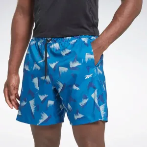 SHORT EPIC CORTO UOMO REEBOK CROSSFIT FITNESS MAN AZZURRO