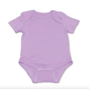 Short Sleeve Onesie - Lavender Bloom