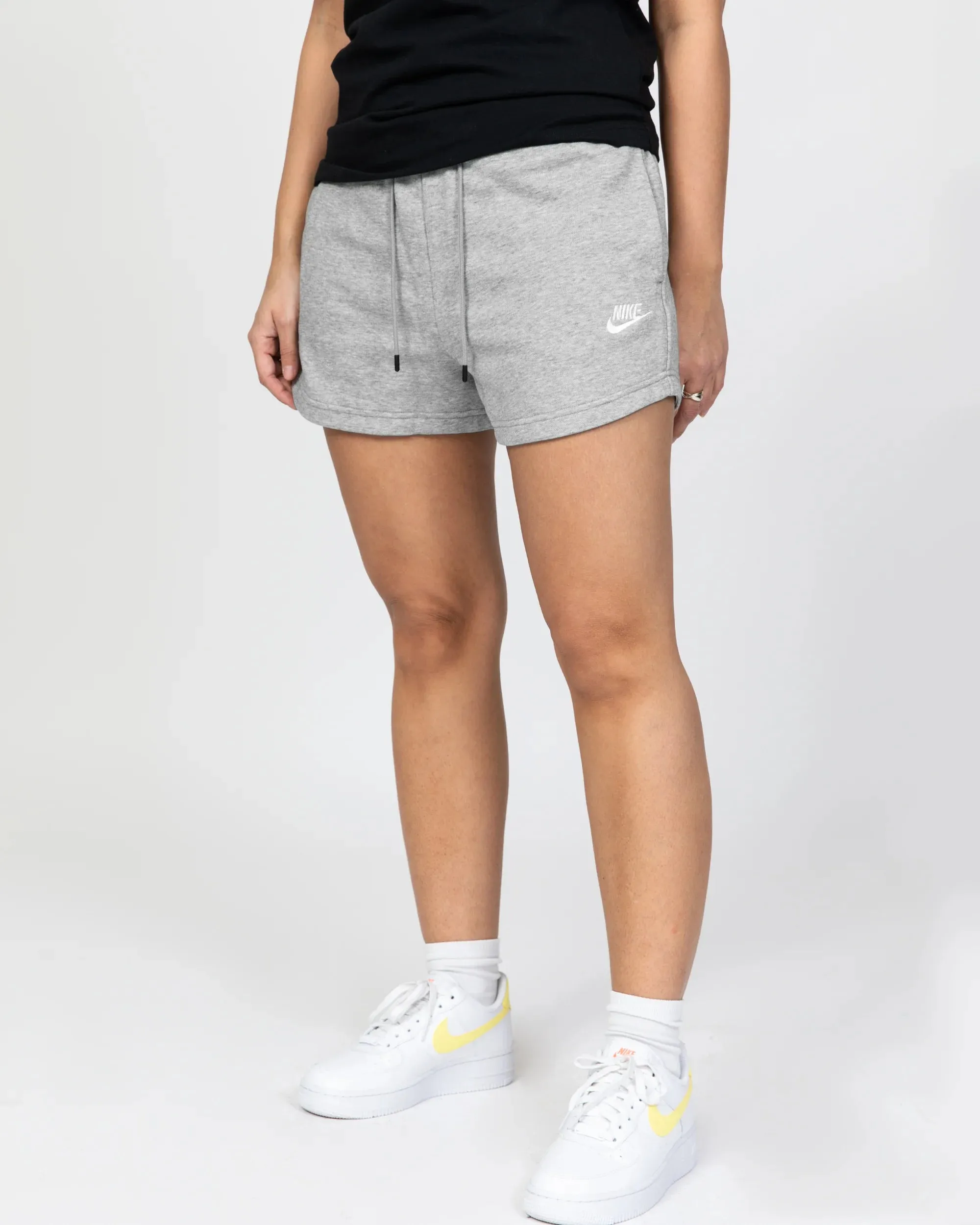 SHORTS NIKE PRO WOMAN PANTALONCINO CORTO PALESTRA DONNA GRIGIO