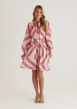 Silene Dress - Magenta Floral