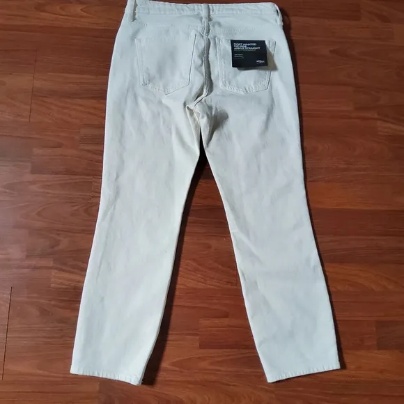 Silver Jeans Co. Most Wanted Mid Rise Ankle Straight Crop Eco Friendly Jeans 28