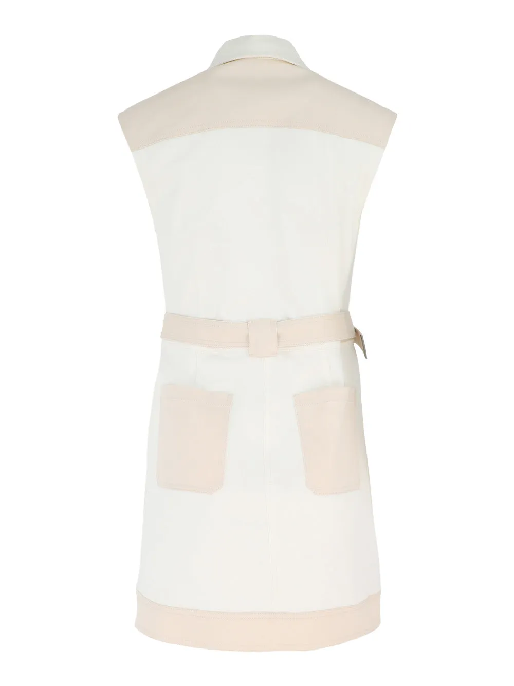 Simkhai Esmee Sleeveless Mini Dress in Ivory Multi