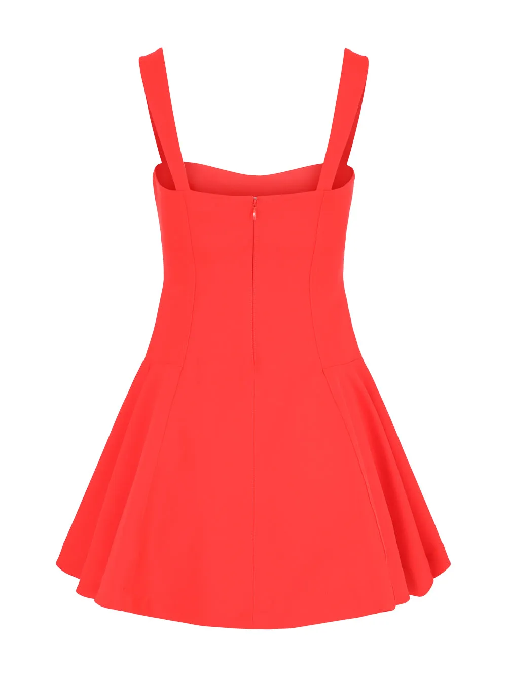 Simkhai Sadie Short Sleeve Mini Dress in Fiery Red