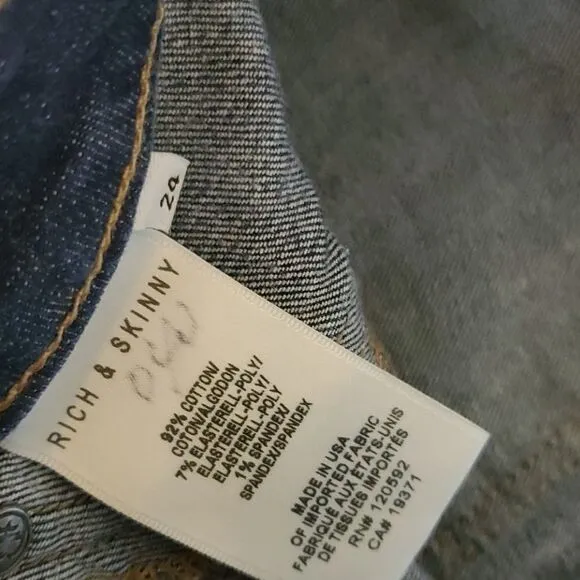 Size 24 Rich &amp; Skinny jeans