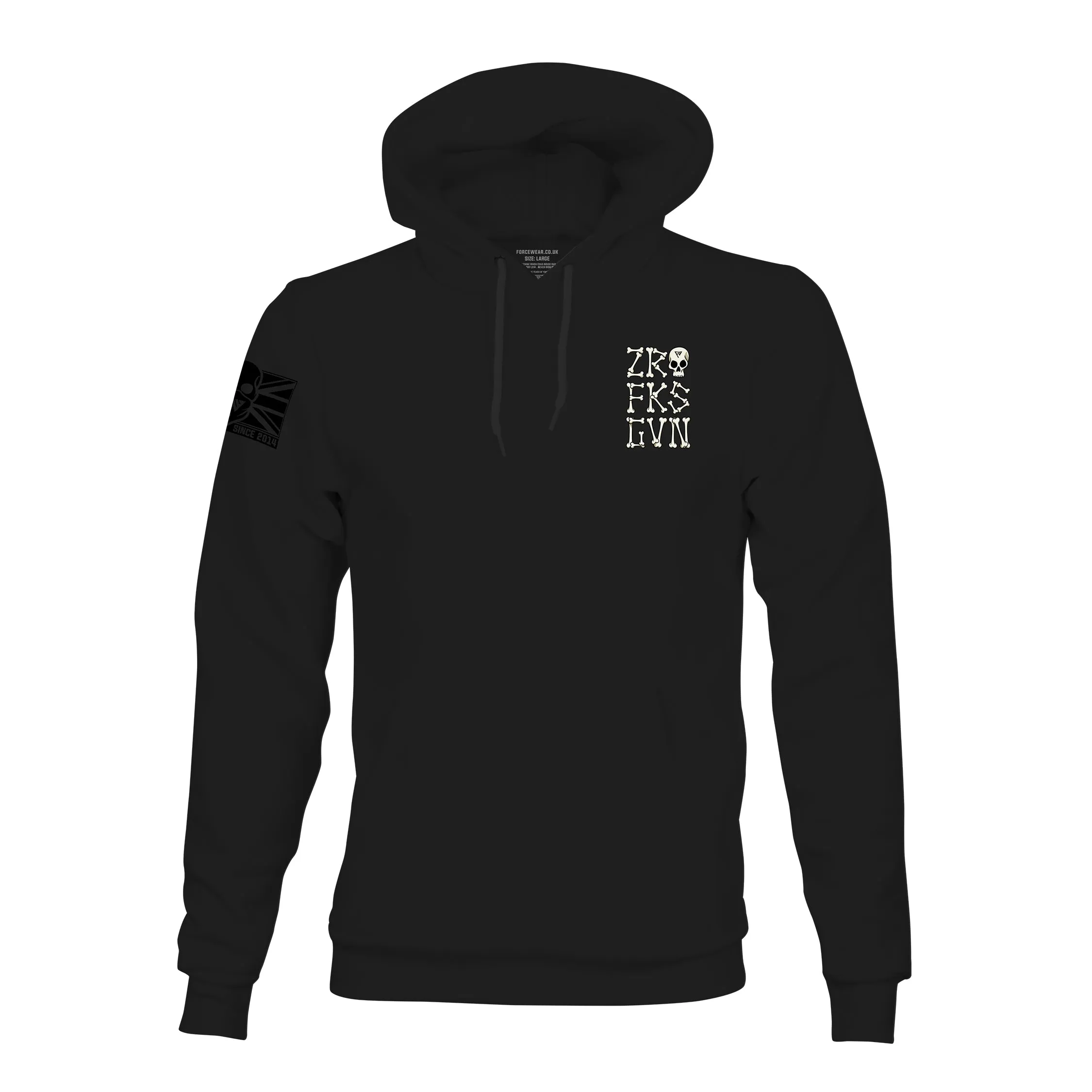 SKELETON ZRO FKS GVN HOODIE