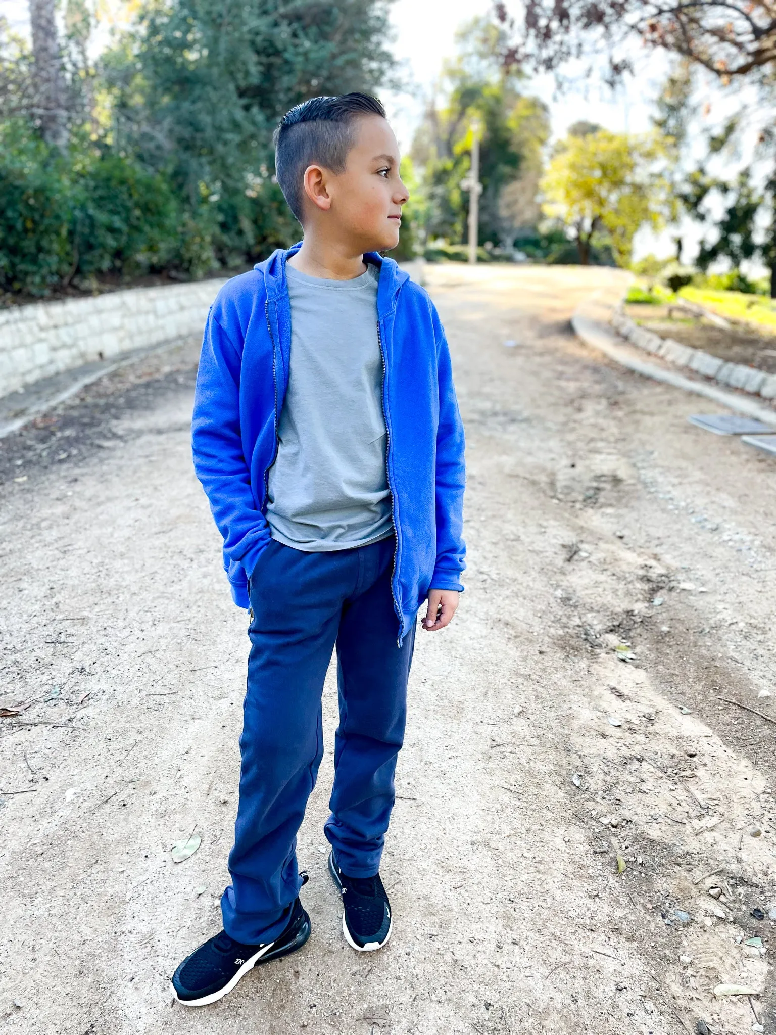 Soft & Cozy 100% Cotton Fleece Zip Hoodie with Inner Pockets | Red