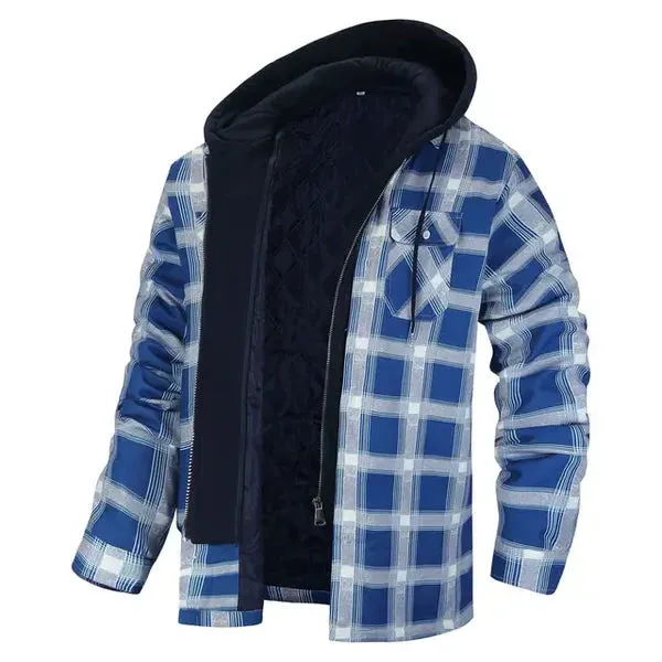Soft Checked Shirt Jacket by Gilles