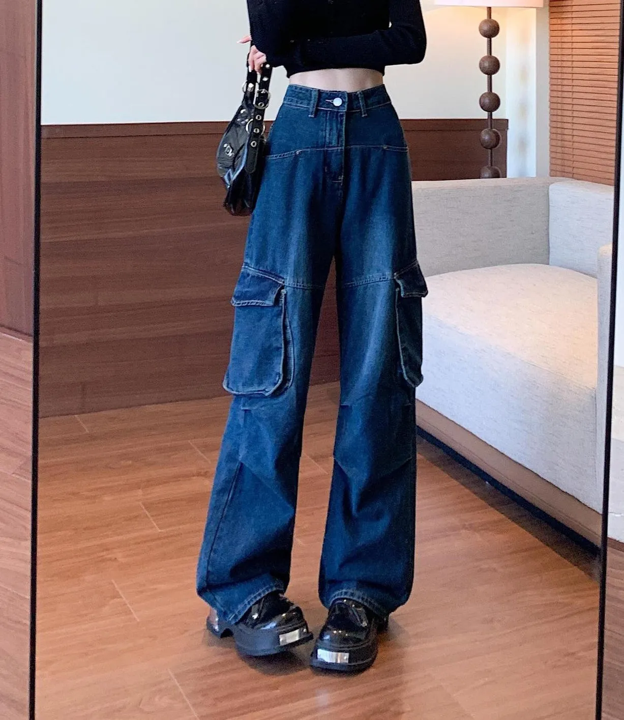Solid Ankle Cut Jeans for Effortless Style