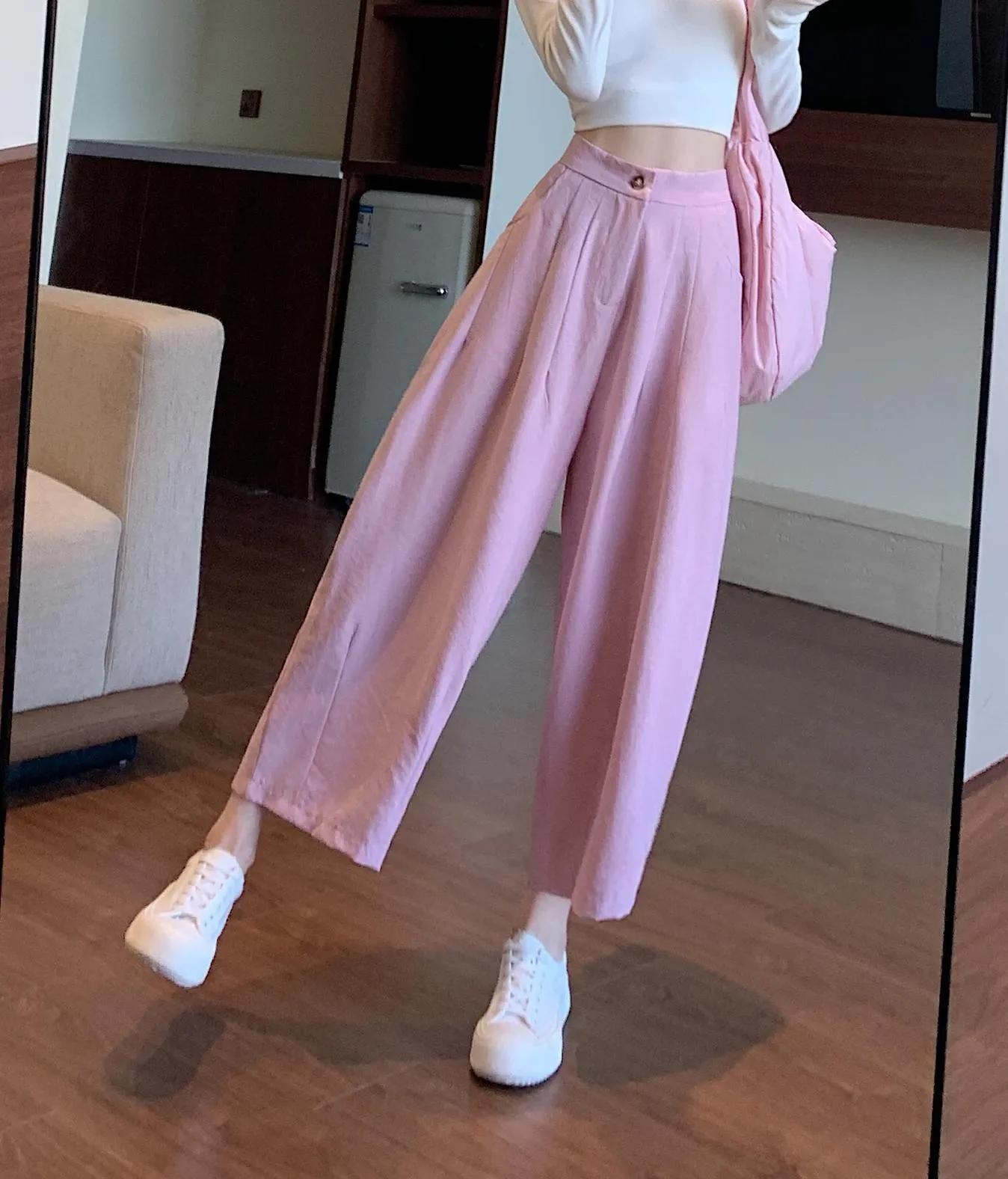 Solid Ankle Cut Jeans for Effortless Style