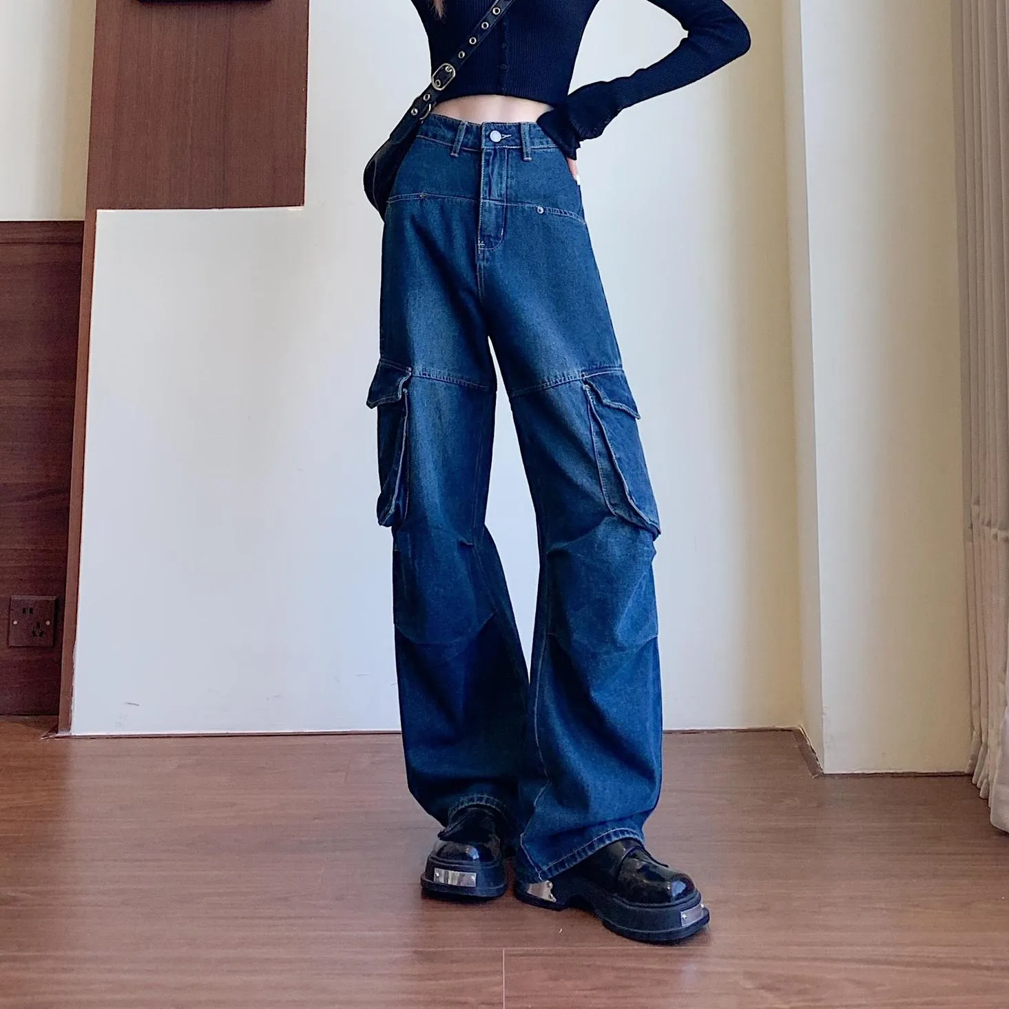 Solid Ankle Cut Jeans for Effortless Style