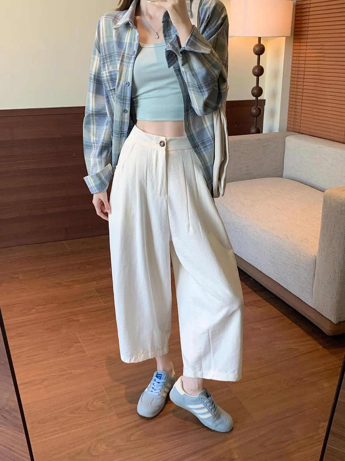 Solid Ankle Cut Jeans for Effortless Style
