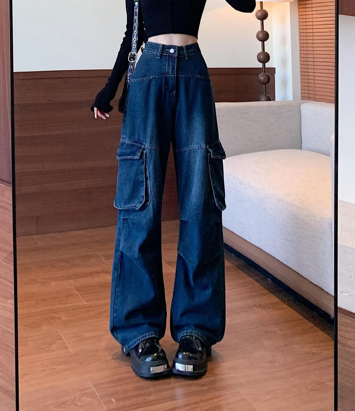 Solid Ankle Cut Jeans for Effortless Style