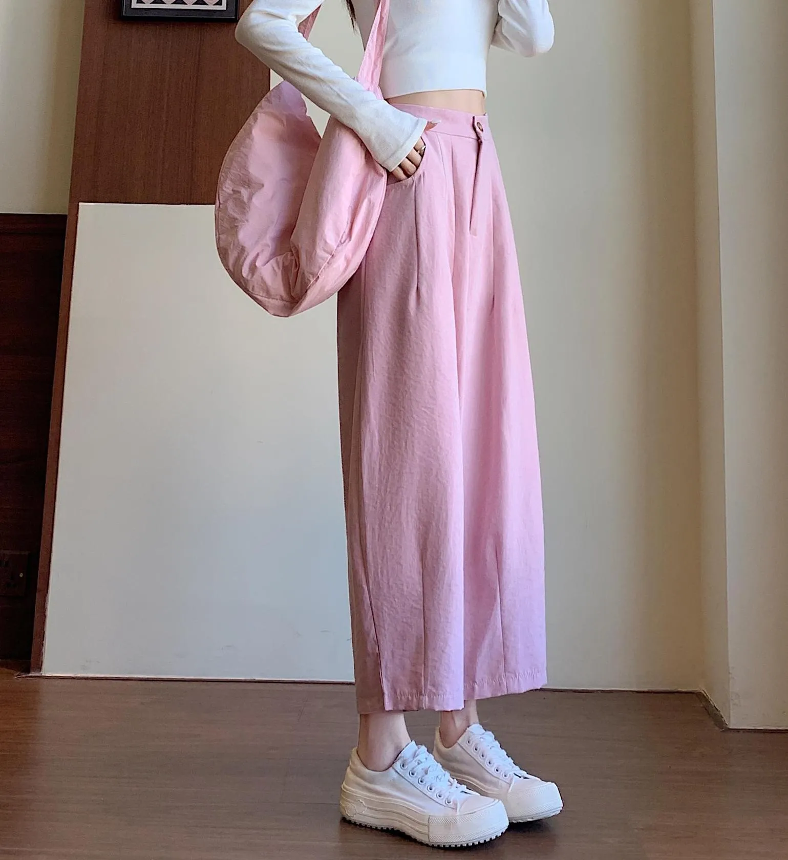 Solid Ankle Cut Jeans for Effortless Style