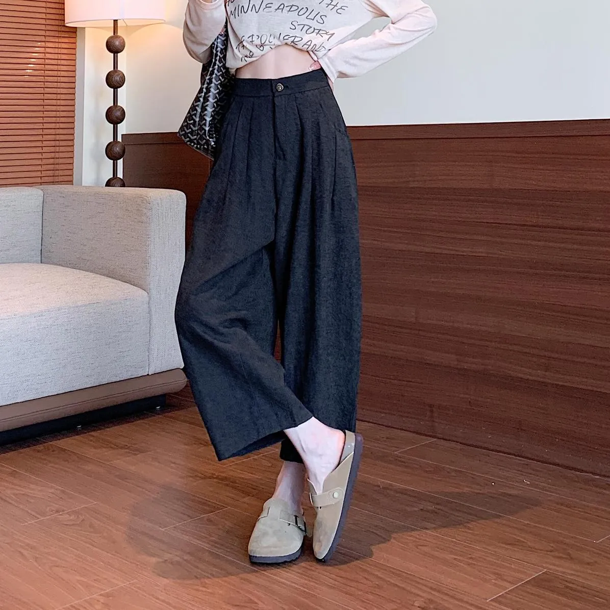 Solid Ankle Cut Jeans for Effortless Style