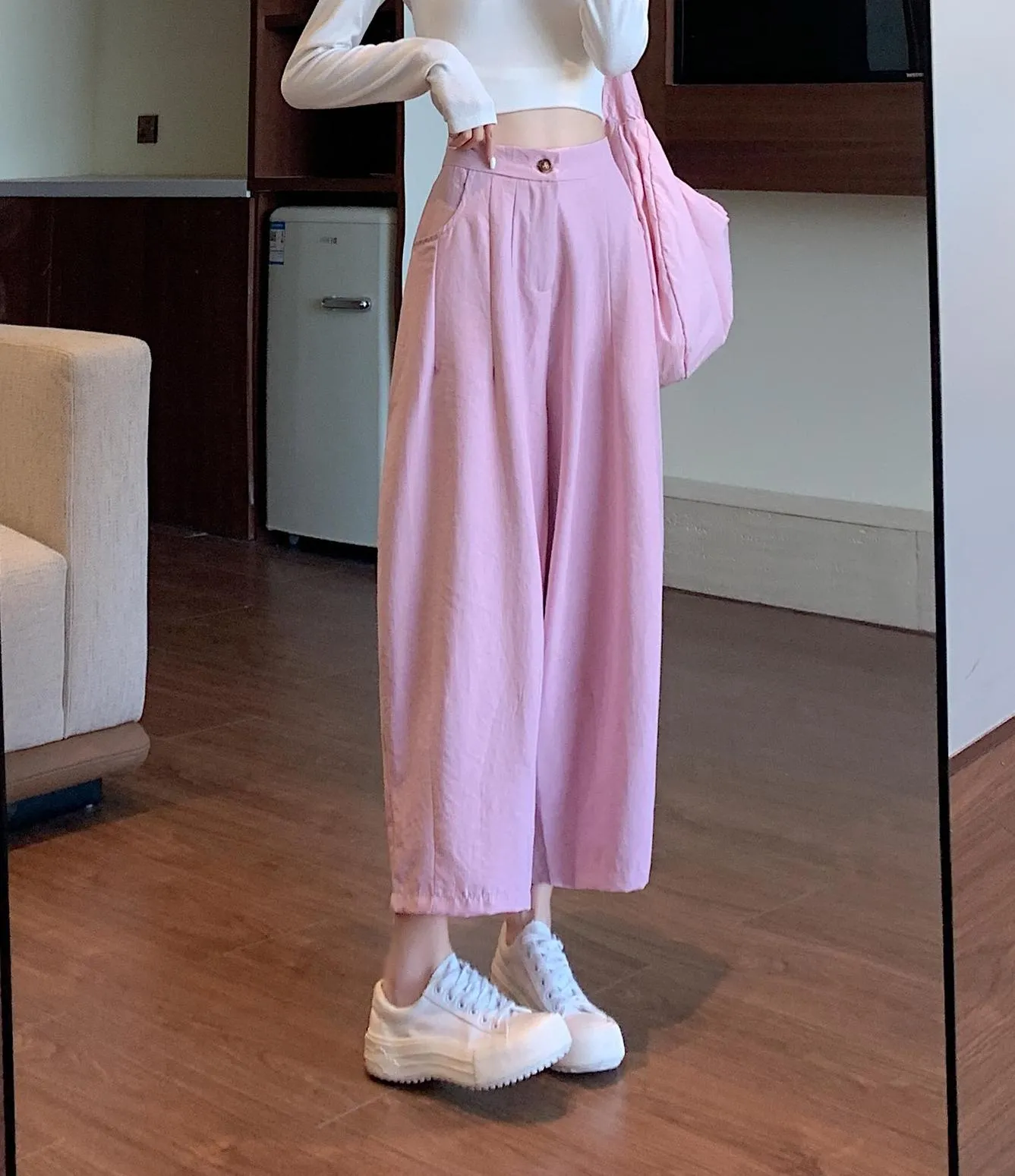 Solid Ankle Cut Jeans for Effortless Style