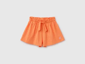 Solid Regular Fit Mid Rise Shorts