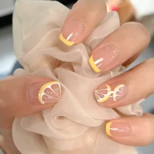 Square fresh lemon french