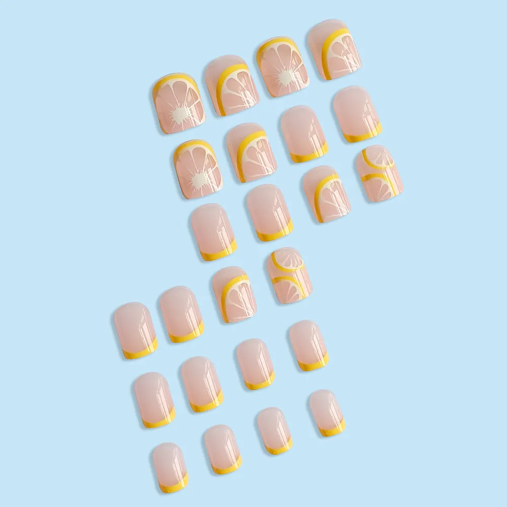 Square fresh lemon french