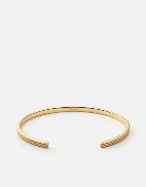 Stag Cuff, Matte Gold